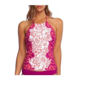 Ralph Lauren Hawaiian High Neck Halter Tankini Top